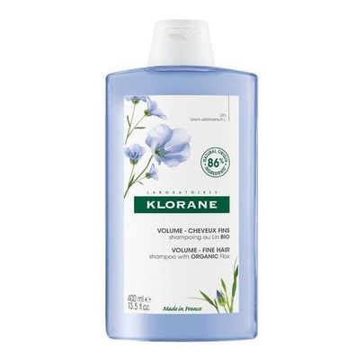 Klorane Volumen Shampoo mit Leinsamen, 400 ml