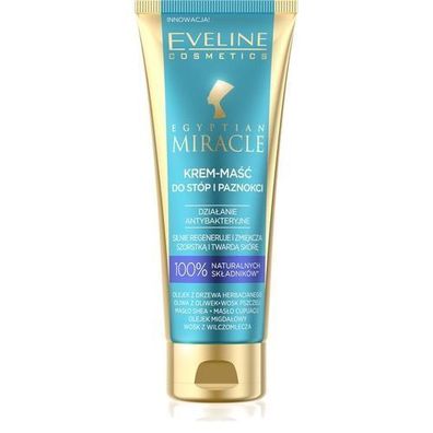 Eveline Egyptian Miracle Fußcreme mit Teebaumöl, 60 ml, Eveline Cosmetics