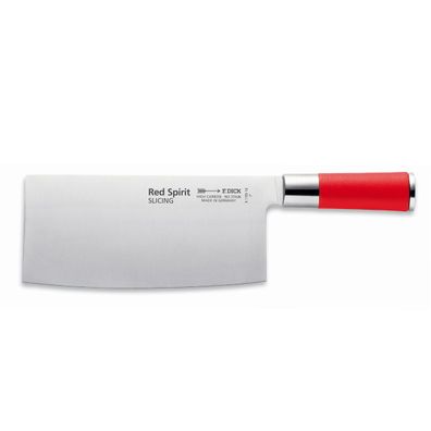 Dick Red Spirit Kochmesser Hackmesser Metzgerbeil Küchenmesser 18 cm rot