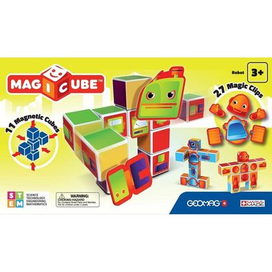 GEOMAG Magnetische Würfel Magicube-Roboter