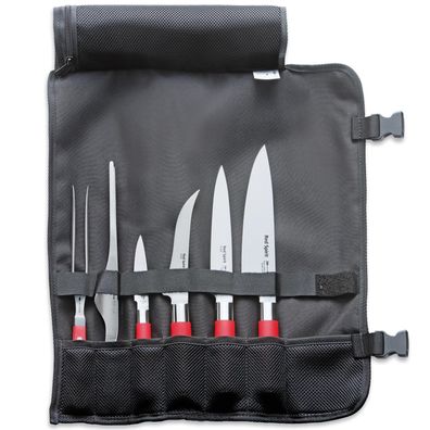 Dick Messertasche mit Messer Kochtasche Rolltasche bestückt 6 tlg. Profi-Messer