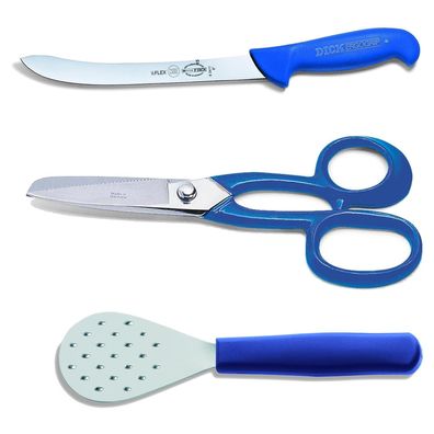 Dick Fischfiliermesser Anglermesser mit Schupper & Flossenschere - Set 4 tlg