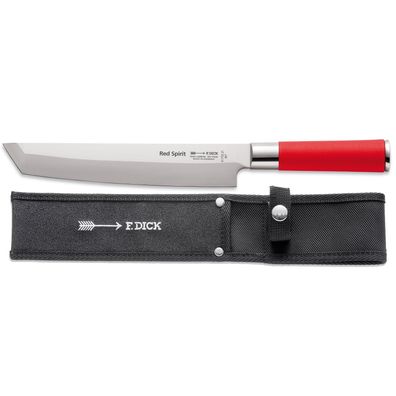 DICK Red Spirit Tanto Universalmesser 21 cm & schwarzer Kunststoff-Messertasche