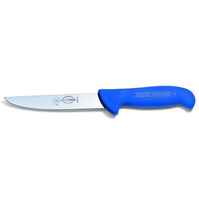 Dick Ausbeinmesser 15 cm blau - kleines Fleischermesser breite steife Klinge