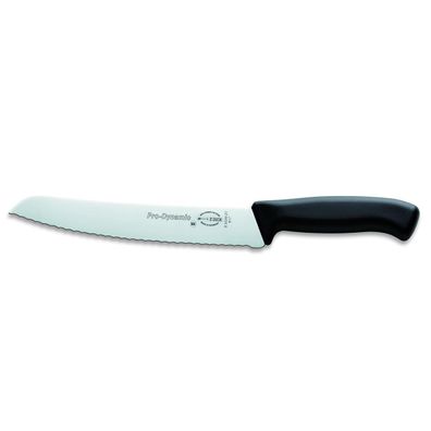 Dick Brotmesser 21 cm Wellenschliff Obstmesser schwarz Sägemesser Pro Dynamic