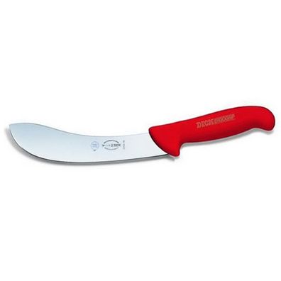 Dick Abhäutemesser 15 cm rot - kleines Hautmesser für Metzger, Fleischer & Jäger