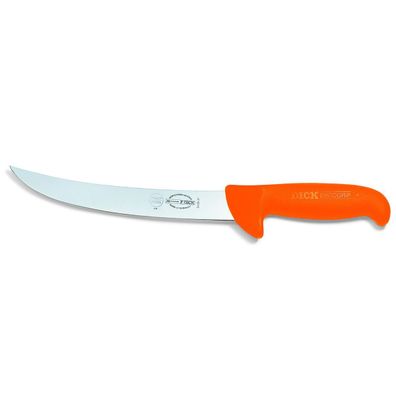 Dick Zerlegemesser 21 cm orange - Fleischmesser lange steife geschweifter Klinge