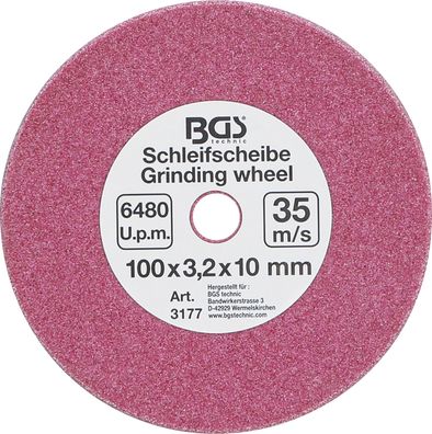 Schleifscheibe | für Art. 3180 | Ø 100 x 3,2 x 10 mm BGS