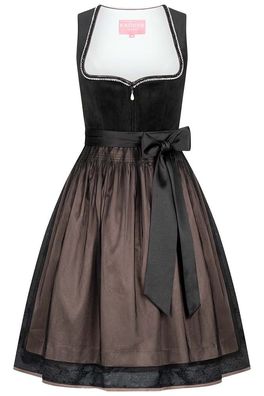 Krüger Dirndl Cannolo 60cm Länge schwarz