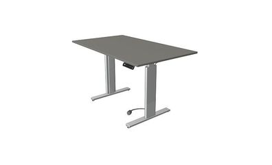 Kerkmann Schreibtisch Sitz-Stehtisch Move 3 silber 140x80x74-120cm elektr. höhenve