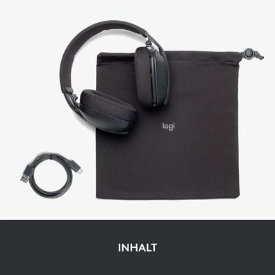 Headset Zone Vibe 100 - Logitech Over-Ear-Kopfhörer mit integriertem Mikrofon mit