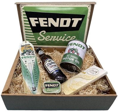 Geschenkbox Fendt Service Traktor Bier Box L2