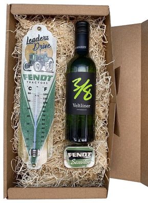 Geschenkbox Fendt Traktor Wein Box S1