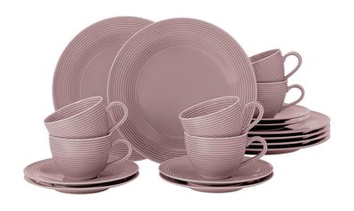 Seltmann Weiden Kaffeeservice 18-teilig BTR Beat Altrosa 001.773711