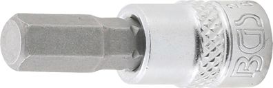 Bit-Einsatz | Antrieb Innenvierkant 6,3 mm (1/4") | Innensechskant 9/32" BGS