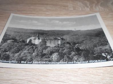 4819 / Ansichtskarte - Blankenburg / Harz - Blick auf Schloß-Genesungsheim