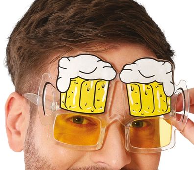 Bier Brille Bierkrug Kostüm Bierglas Kölsch Karnevalsbrille Fasching Bierfest