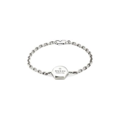 Gucci – YBA779169001 – Markenarmband aus Sterlingsilber mit Gucci-Markenanhänger