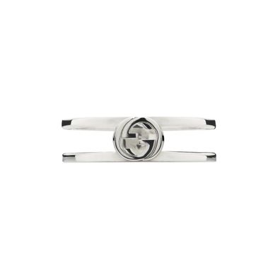 Gucci – YBC797029001 – Gucci ineinandergreifender G-Ring aus Sterlingsilber, klein, 6