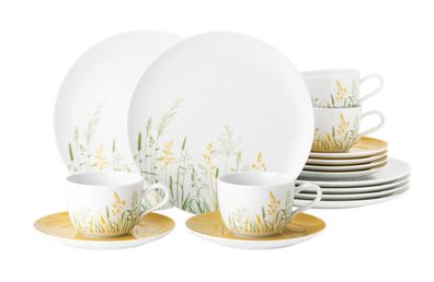 Seltmann Weiden Kaffeeservice 18-teilig Liberty Meadow Grasses curry 001.769722