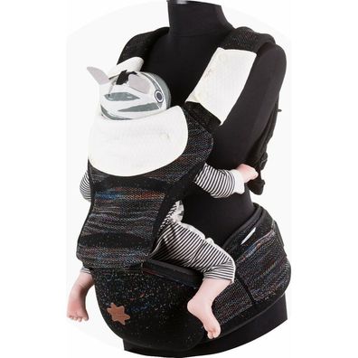 Chipolino Babytrage Hip Star Fly Multicolor Schwarz