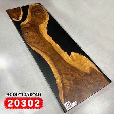 Esstisch Konferenz Besprechnung River Table Echtes Holz Massiv Epoxidharz Tische