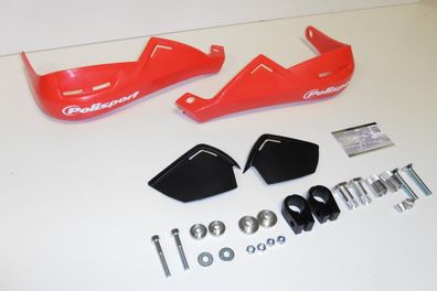 Handprotektoren Evolution Integral Handschutz handguards Enduro Sumo rot