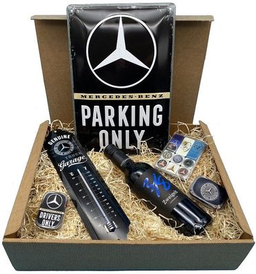 Geschenkbox Mercedes Benz Parking Only Wein Box L3