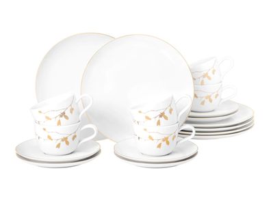 Seltmann Weiden Kaffeeservice 18-teilig Liberty Golden Rose Hip/GR 001.766209