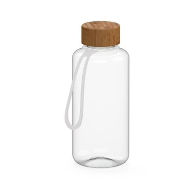 Trinkflasche "Natural" klar-transparent inkl. Strap 1