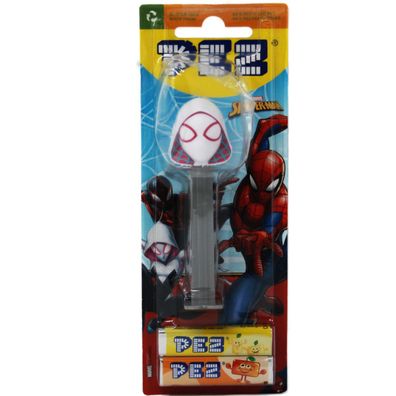 PEZ Figur Spiderman mit grauem Spender und zwei Päckchen Bonbons 17g