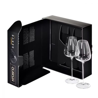 Krosno Perfect Serve Gläser für Rotwein | Set 2 | 560 ml | Handwäsche