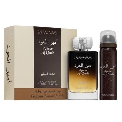 Lattafa Ameer Al Oudh Parfémset - Eau de Parfum 100 ml & Deodorant 50 ml