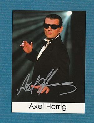 Axel Herrig (Sänger und Schauspieler) - persönlich signiert