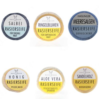 Haslinger Rasierseife Dream Set 6x 60g