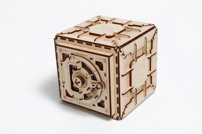 UGEARS Modellbausatz aus Holz - SAFE - 3D Holzpuzzle