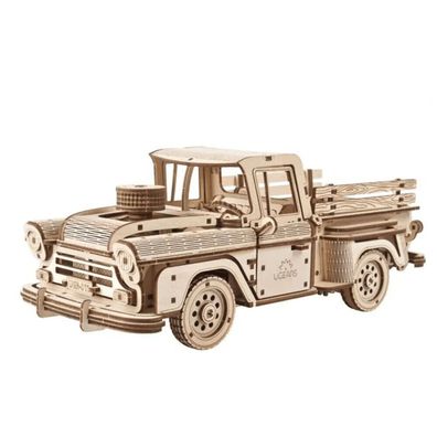 Ugears Pickup Truck Lumberjack 3D Puzzle