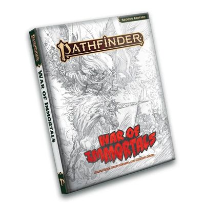 Pathfinder RPG: War of Immortals Sketch Cover Edition - HC / EN - PZO12006SK