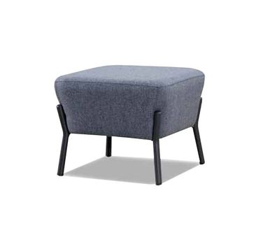 Luxus Hocker Luxuriöser Modern Designer Wohnzimmer Stoff Möbel Grau