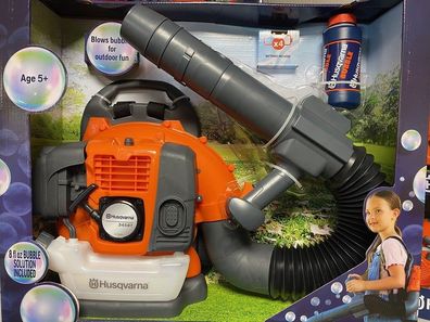 Husqvarna Spielzeug Rückentragbares Kinder Blasgerät mit Seifenblasen