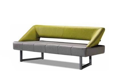 Wohnzimmer 3-Sitzer Sofa Dreisatzsofa Polster Möbel Leder Mehrfarbic Modern Stil
