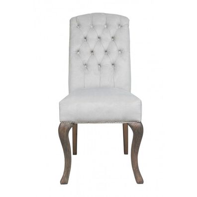 Design Chesterfield Stühle Hotel Garnitur Stuhl Textil Polster Gruppe 8Xset Neu