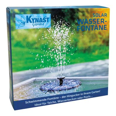 Kynast Garden Solar Wasserfontäne Springbrunnen mit 3 Effekte