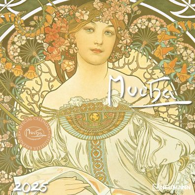 Kalender 2025 -Mucha 2025- 30 x 30cm