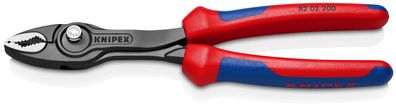 KNIPEX 82 02 200 TwinGrip Frontgreifzange 200 mm mit Mehrkomponenten-Hüllen