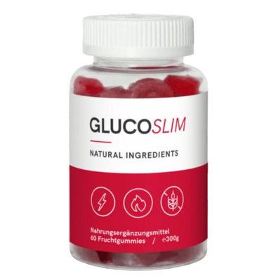 GlucoSlim Gummi - Keto Gummis 60 Stück mit Apfelgeschmack Blitzversand