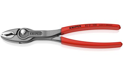 KNIPEX 82 02 200 TwinGrip Frontgreifzange 200 mm mit Kunststoff überzogen