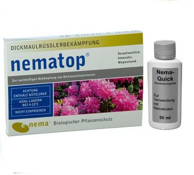 NemaTop (25 Mio) + Nema-Quick (50 ml) Kombi-Packung HB Nematoden gegen den