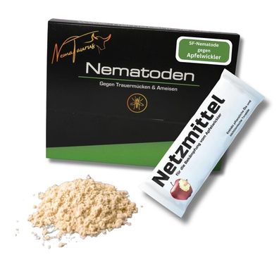 SF Nematoden NemaTaurus gegen Apfelwickler 50 Mio für 16 große oder 100