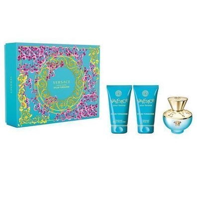 Versace Dylan Turquoise Set, 3-teilig, 50 ml